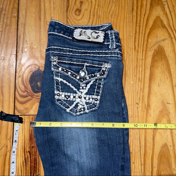 Miss Chic USA Jeans Size 5 Bedazzled gems - Picture 6 of 6